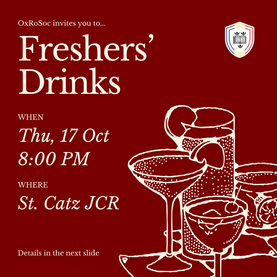 Freshers' Drinks