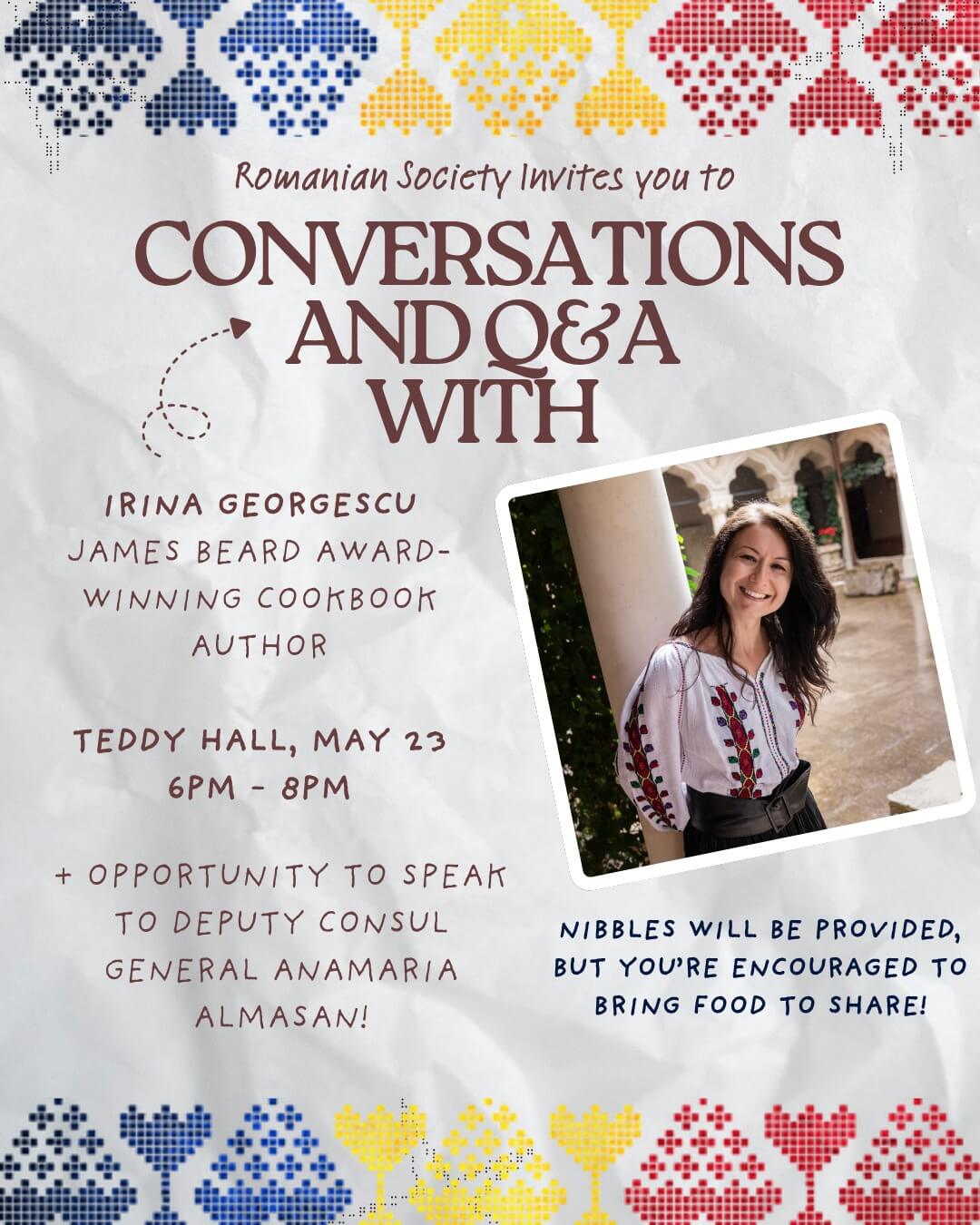 Conversations and Q&A with Irina Georgescu